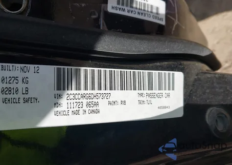 2013 Chrysler 300 Motown from USA, damaged, VIN 2C3CCARG6DH573727